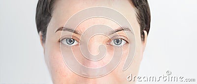 Reptilian eyes, demonic, evil eyes Stock Photo