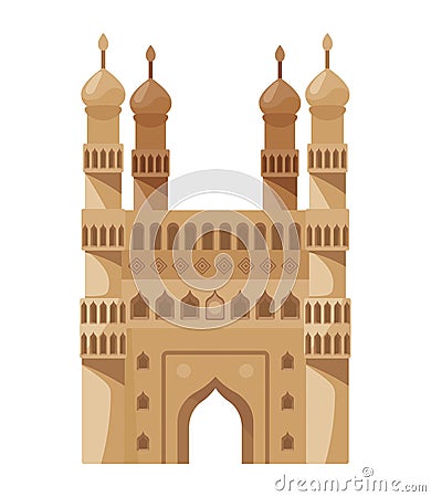 republic day india landmark monument Vector Illustration