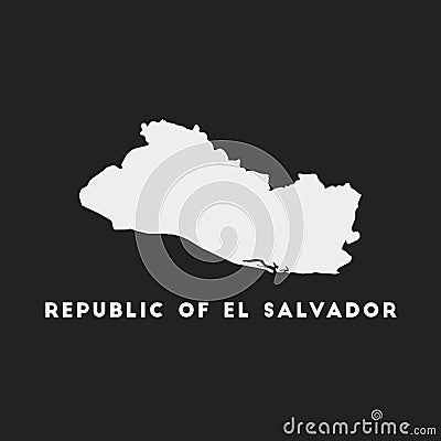 Republic of El Salvador icon. Vector Illustration