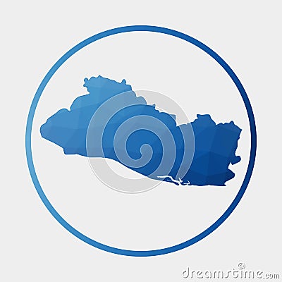 Republic of El Salvador icon. Vector Illustration