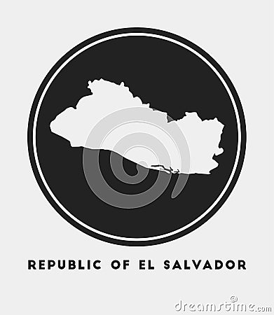 Republic of El Salvador icon. Vector Illustration