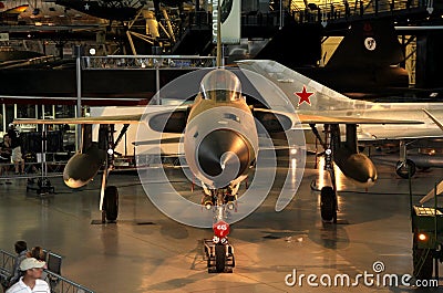 Republic F-105 Thunderchief / National Air and Space Museum Editorial Stock Photo
