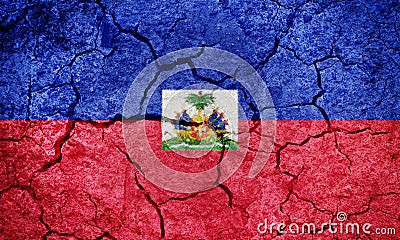 Republic of Haiti flag Stock Photo