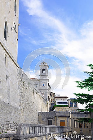 Republic of San Marino, San Marino Tower. Stock Photo