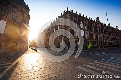 Republica de Brasil Street, Mexico city Stock Photo