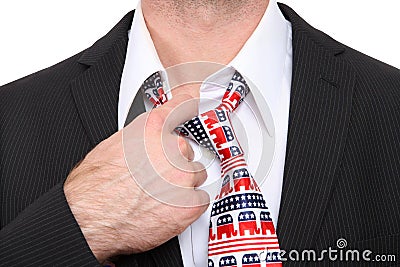 Republican Business Man Stock Photo