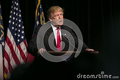 Republican Presidential Candidate Donald J Trump Editorial Stock Photo