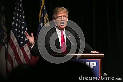 Republican Presidential Candidate Donald J Trump Editorial Stock Photo