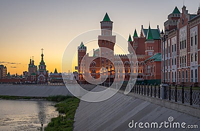 Republican Puppet Theatre. Yoshkar-Ola city. Russia Stock Photo