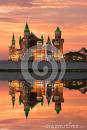 Republican Puppet Theatre. Yoshkar-Ola city. Russia Stock Photo