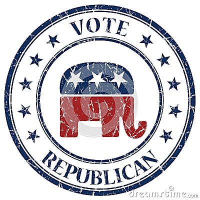 Republican stamp Editorial Stock Photo