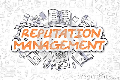 Reputation Management - Business Concept. Stock Photo