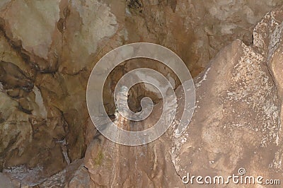 Stalagmites and stalactites in Resava cave, Serbia Stock Photo