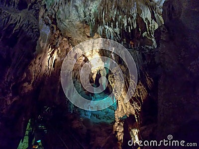 Resava cave Stock Photo