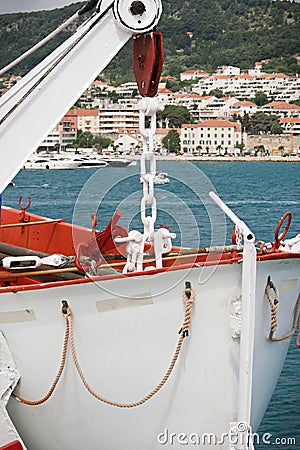 Rescue boat Stock Photo