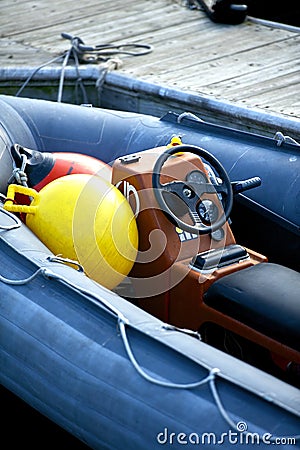 Rescue Boat Stock Photo