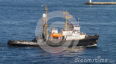 Rescue Boat Stock Photo