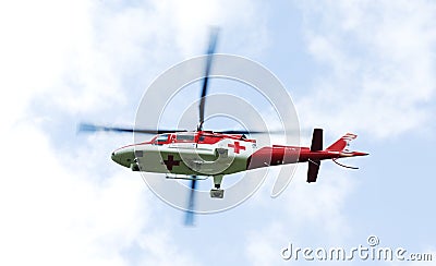 Rescue helicopter Editorial Stock Photo