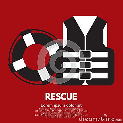 Rescue Item Vector Illustration