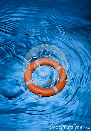 Rescue Life Ring Stock Photo