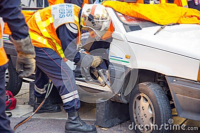 Rescue Team Editorial Stock Photo