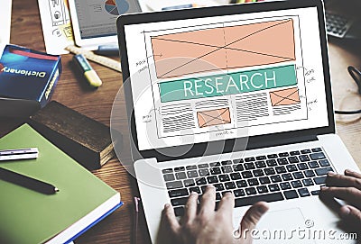 Research Discovery Explanation Information Concept Stock Photo