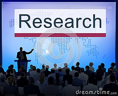 Research Education Exploration Information Concept Stock Photo