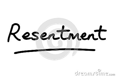 Resentment Stock Photo