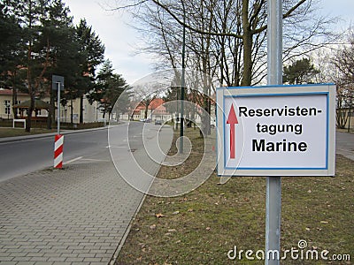 Reservist Meeting of the German Navy Editorial Stock Photo