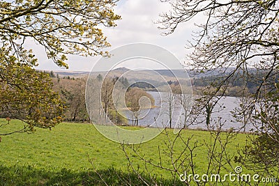 Reservoir and Tor Stock Photo