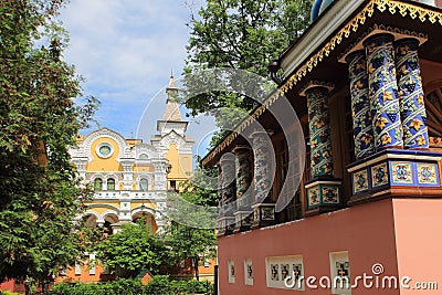 The residence of the Patriarch of Moscow and All Russia Stock Photo