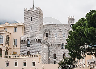 Residence of the Prince of Monaco Stock Photo