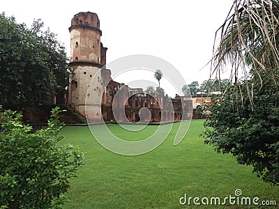 The Residency, Lucknow. The Residency, also called as the British Residency and Residency Complex Editorial Stock Photo