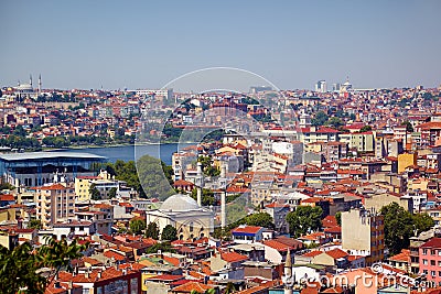 The residental neighborhoods of houses in the Besiktas region, I Stock Photo