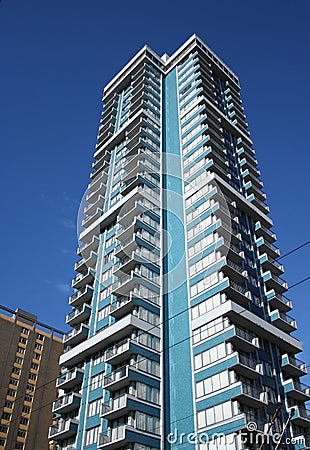 Residential apartment building Stock Photo