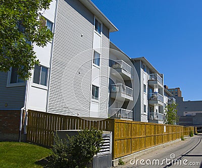 Residential Appartment Building Stock Photo