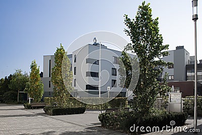 Residential building in viersen Stock Photo