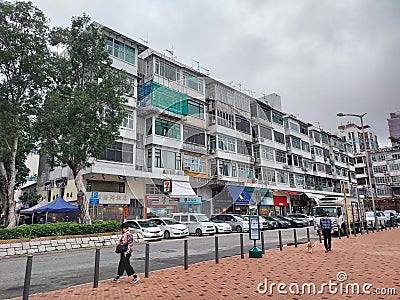 Residential Buildings at Sai Kung New Territories Hong Kong on Apr 21 2023 Editorial Stock Photo