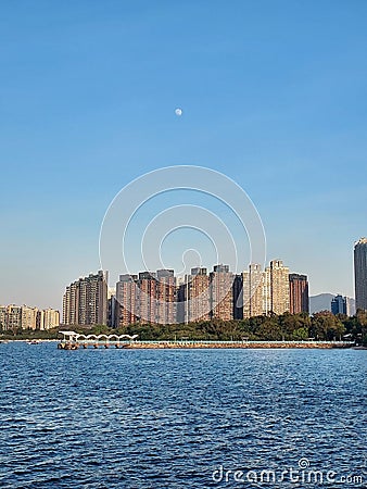 Residential buildings at Wu Kai Sha Maonshan New Territories Hong Kong on Dec 24 2023 Stock Photo