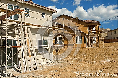 Residential Construction Stock Photo