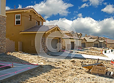 Residential Construction Stock Photo