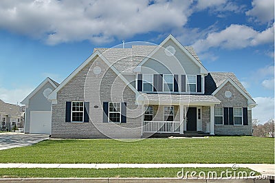 Residential house Stock Photo