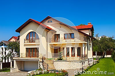 Residential House Stock Photo