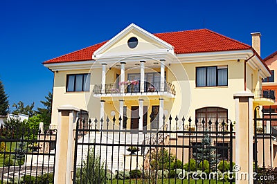 Residential House Stock Photo