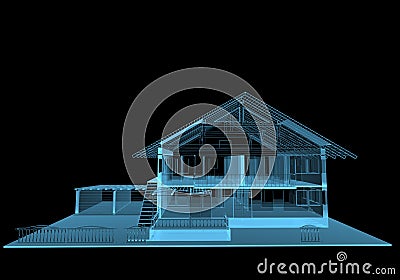 Residential house Stock Photo