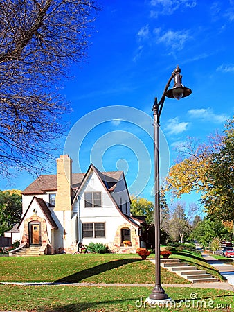 Residential house Stock Photo