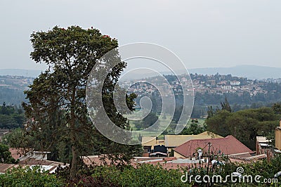 Residential Neighborhoods in Kigali, Rwanda Editorial Stock Photo