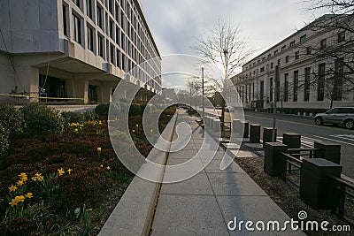 Residential neighborhoods Washington DC Editorial Stock Photo
