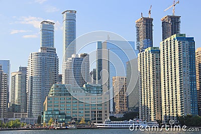 Residential towers in Toronto, Canada Editorial Stock Photo