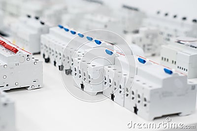 Residual current devices Stock Photo